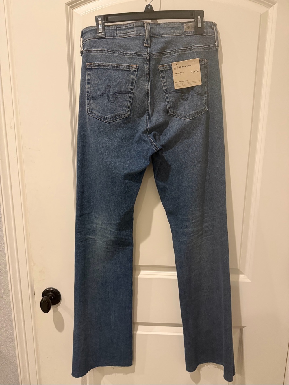 Ag Adriano Goldschmied Medium Blue Flare Jeans - Picture 2 of 6